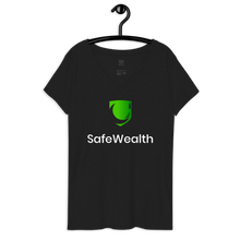 Load image into Gallery viewer, Official Women’s SafeWealth Recycled V-neck T-Shirt