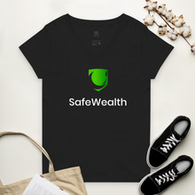 Load image into Gallery viewer, Official Women’s SafeWealth Recycled V-neck T-Shirt
