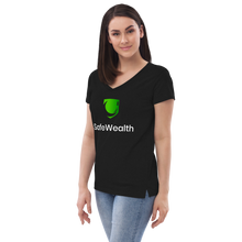 Load image into Gallery viewer, Official Women’s SafeWealth Recycled V-neck T-Shirt