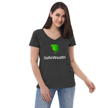 Load image into Gallery viewer, Official Women’s SafeWealth Recycled V-neck T-Shirt