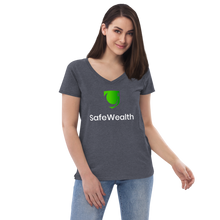 Load image into Gallery viewer, Official Women’s SafeWealth Recycled V-neck T-Shirt
