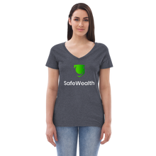 Load image into Gallery viewer, Official Women’s SafeWealth Recycled V-neck T-Shirt