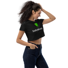 Load image into Gallery viewer, Official Women&#39;s SafeWealth Organic Crop Top
