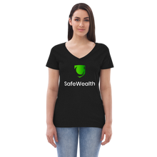 Load image into Gallery viewer, Official Women’s SafeWealth Recycled V-neck T-Shirt
