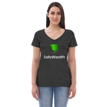 Load image into Gallery viewer, Official Women’s SafeWealth Recycled V-neck T-Shirt
