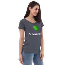 Load image into Gallery viewer, Official Women’s SafeWealth Recycled V-neck T-Shirt
